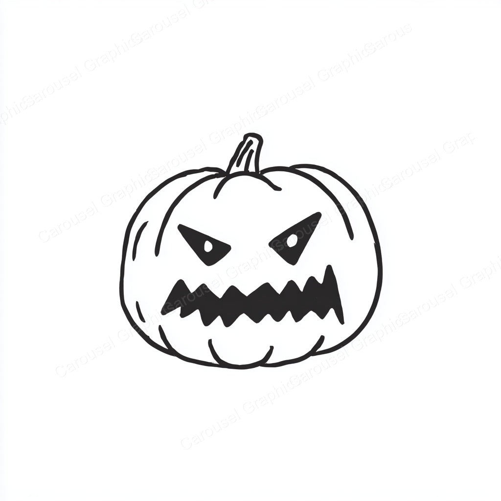 Jack-O-Lantern Vector Graphic preview