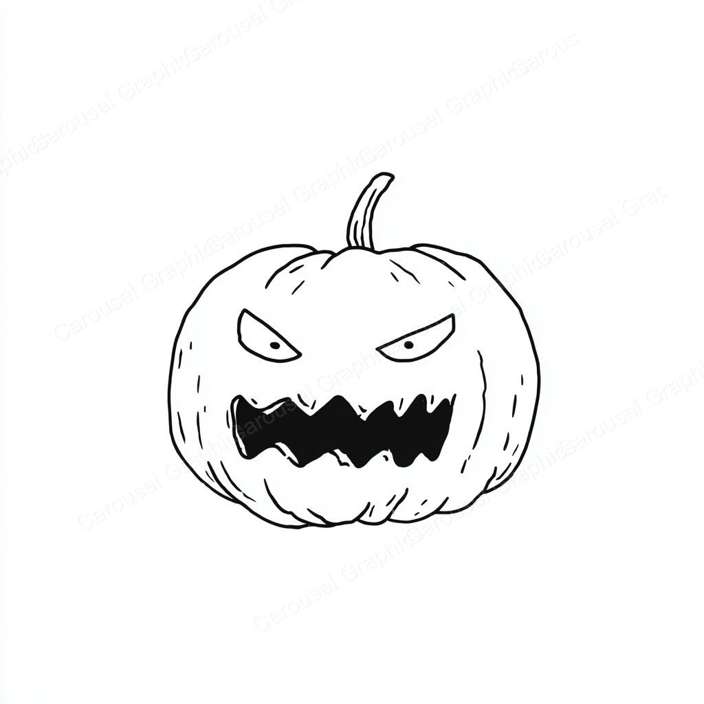 Jack-O-Lantern Vector Graphic preview
