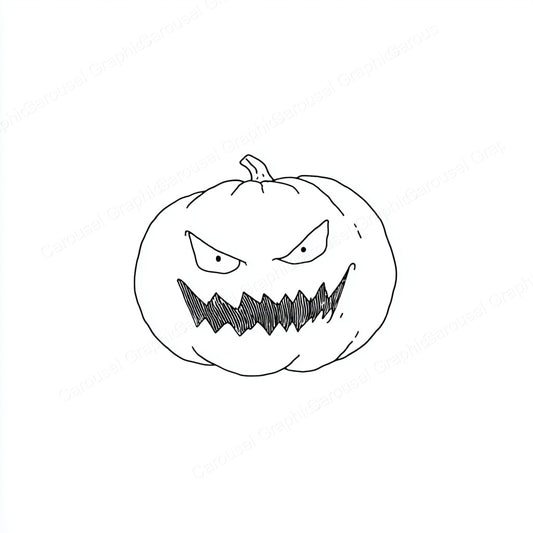 Jack-O-Lantern Vector Graphic preview
