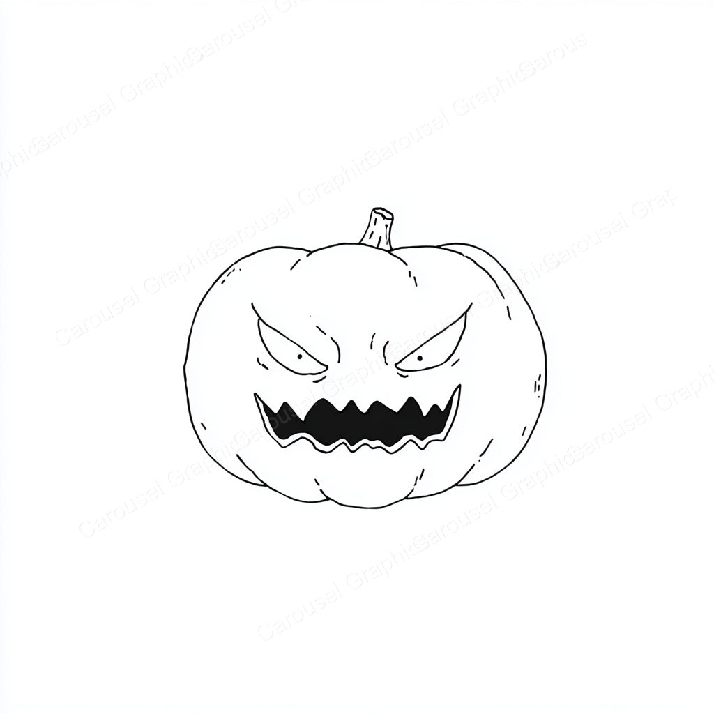 Jack-O-Lantern Vector Graphic preview