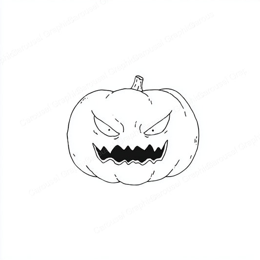 Jack-O-Lantern Vector Graphic preview