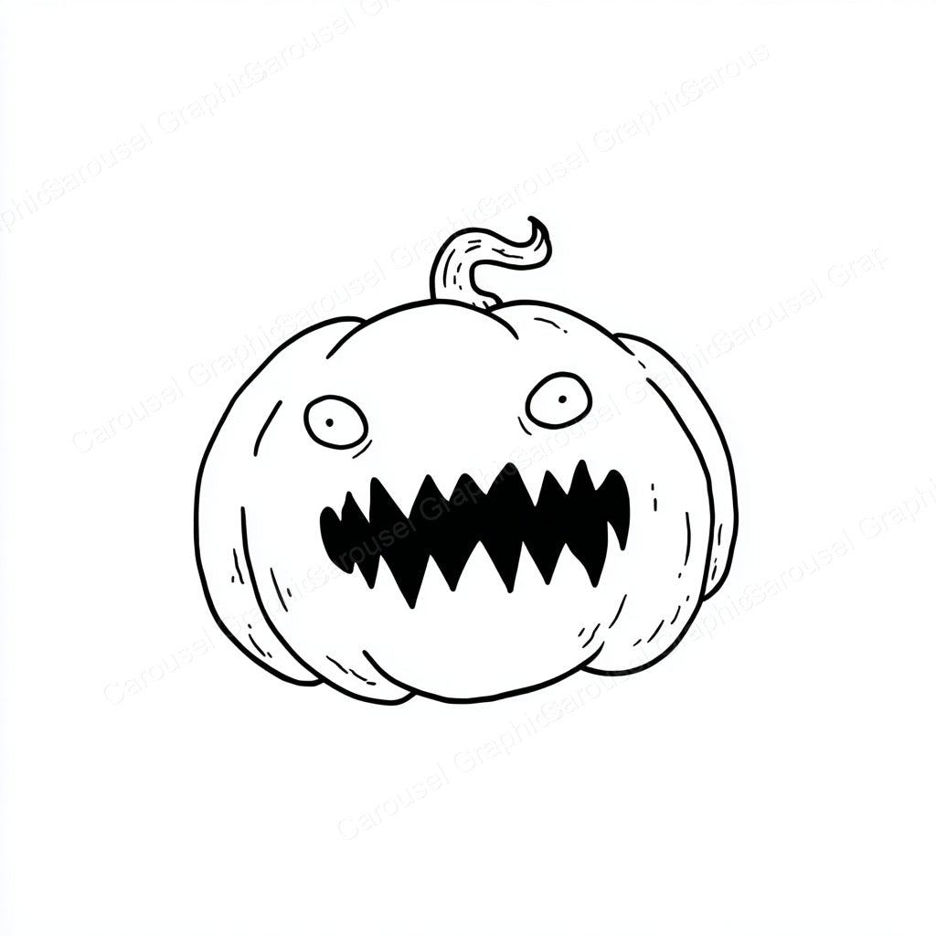 Jack-O-Lantern Vector Graphic preview