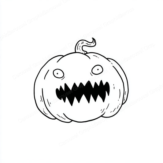 Jack-O-Lantern Vector Graphic preview