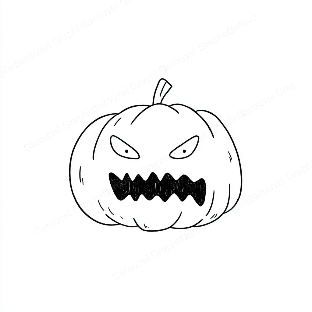 Jack-O-Lantern Vector Graphic preview