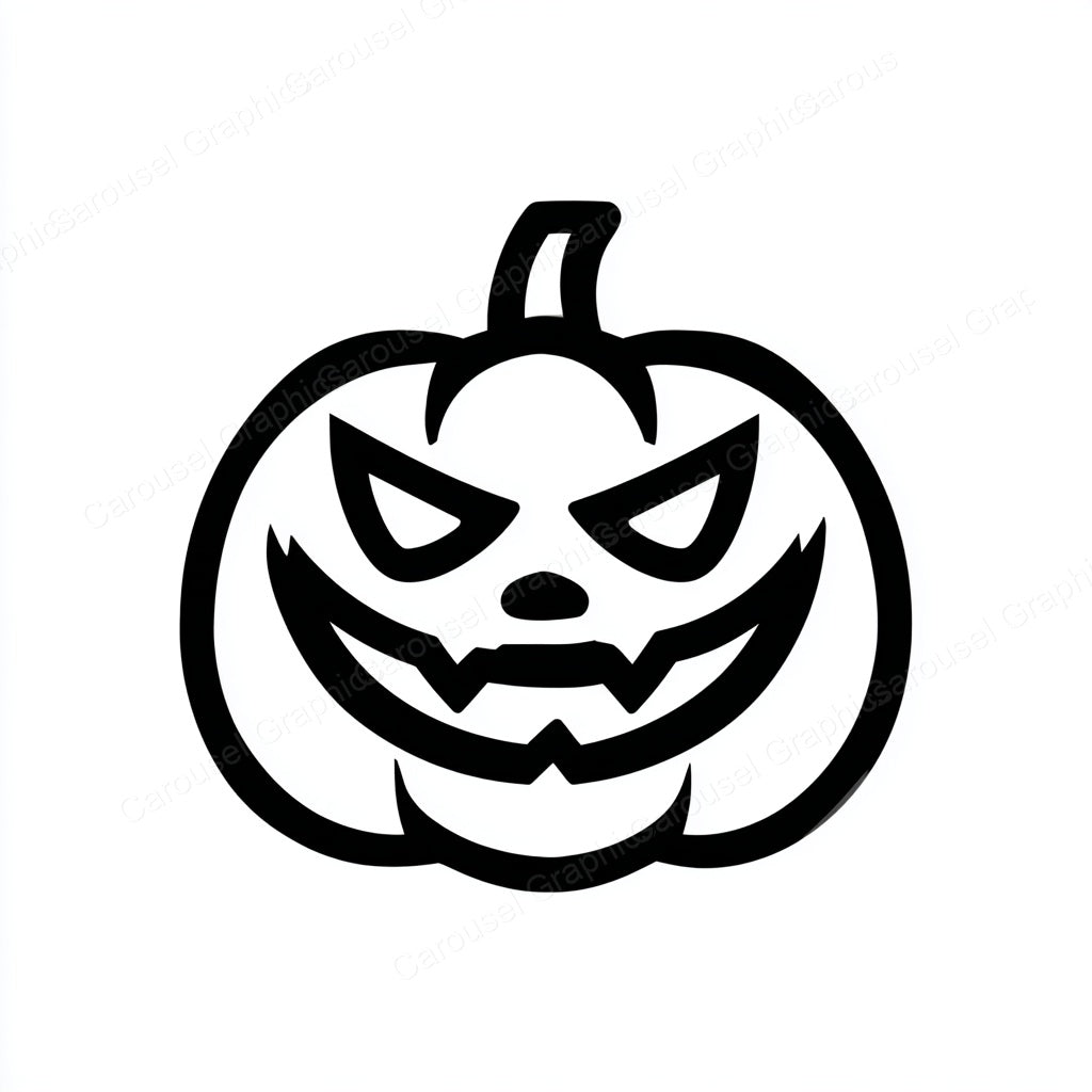 Jack-O-Lantern Vector Graphic preview