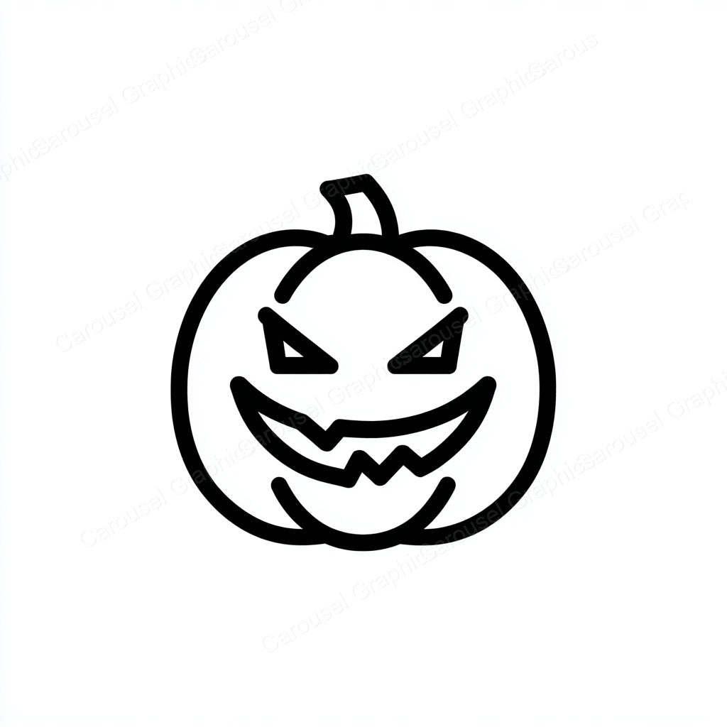 Jack-O-Lantern Vector Graphic preview