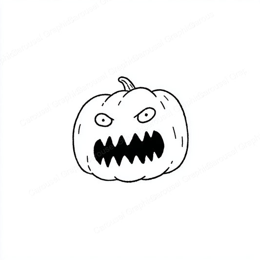 Jack-O-Lantern Vector Graphic preview
