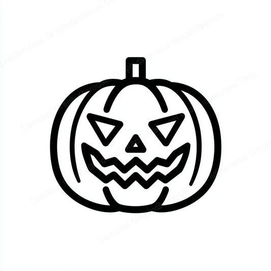 Jack-O-Lantern Vector Graphic preview
