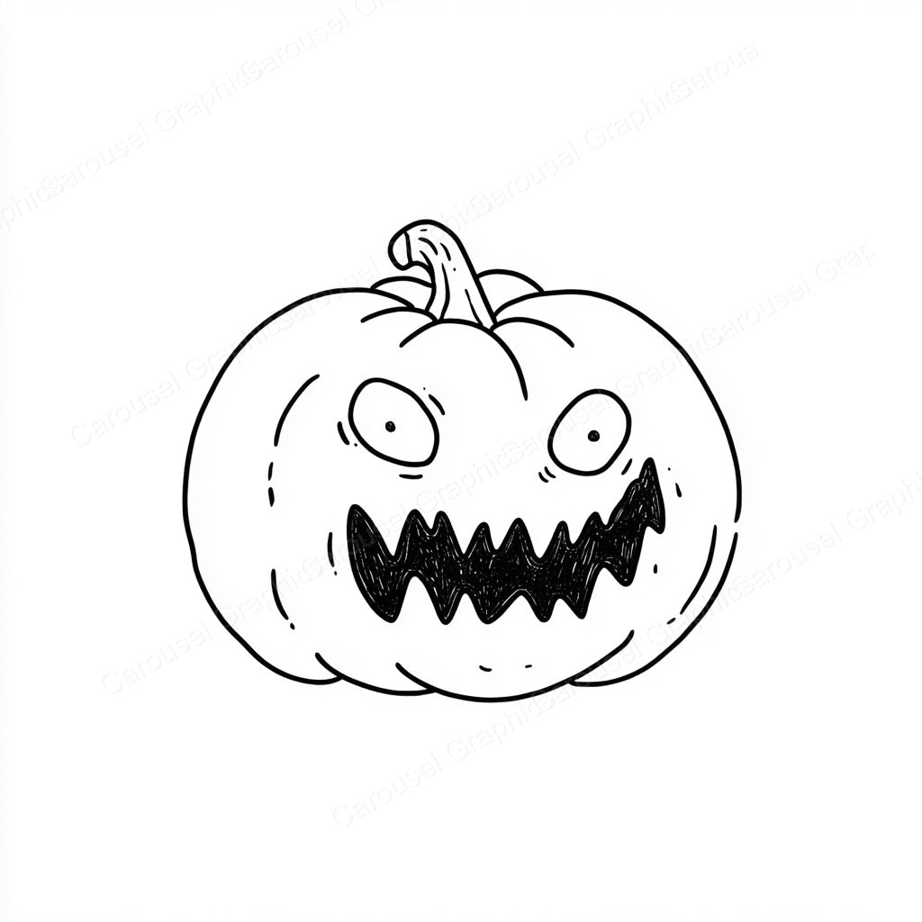 Jack-O-Lantern Vector Graphic preview