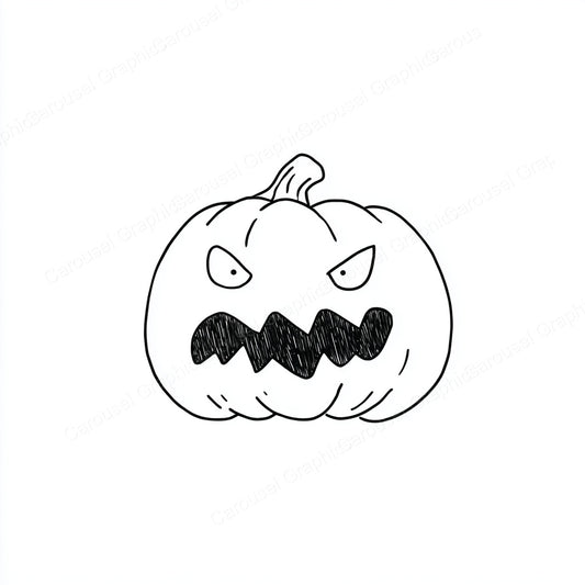 Jack-O-Lantern Vector Graphic preview