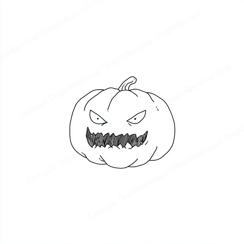 Jack-O-Lantern Vector Graphic preview