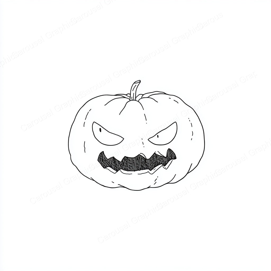 Jack-O-Lantern Vector Graphic preview