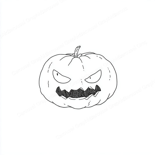 Jack-O-Lantern Vector Graphic preview