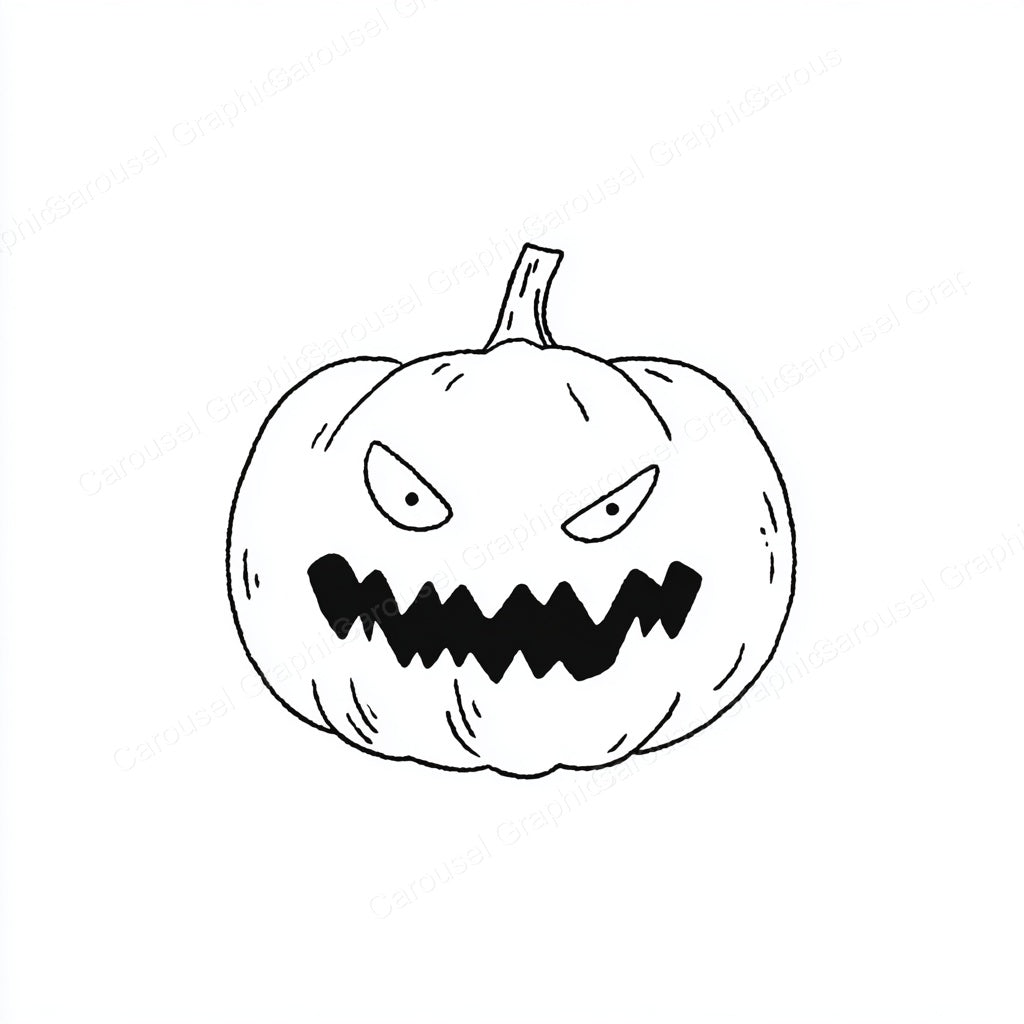 Jack-O-Lantern Vector Graphic preview