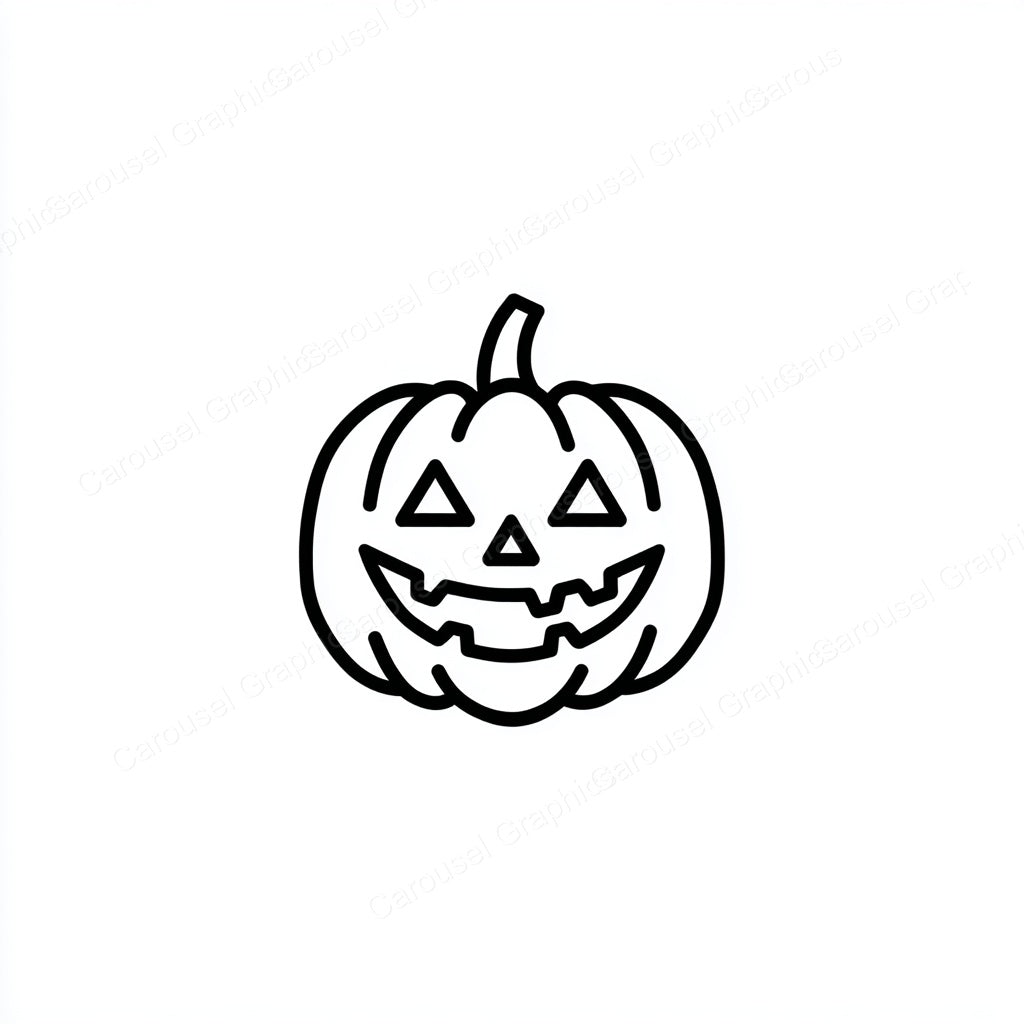 Jack-O-Lantern Vector Graphic preview