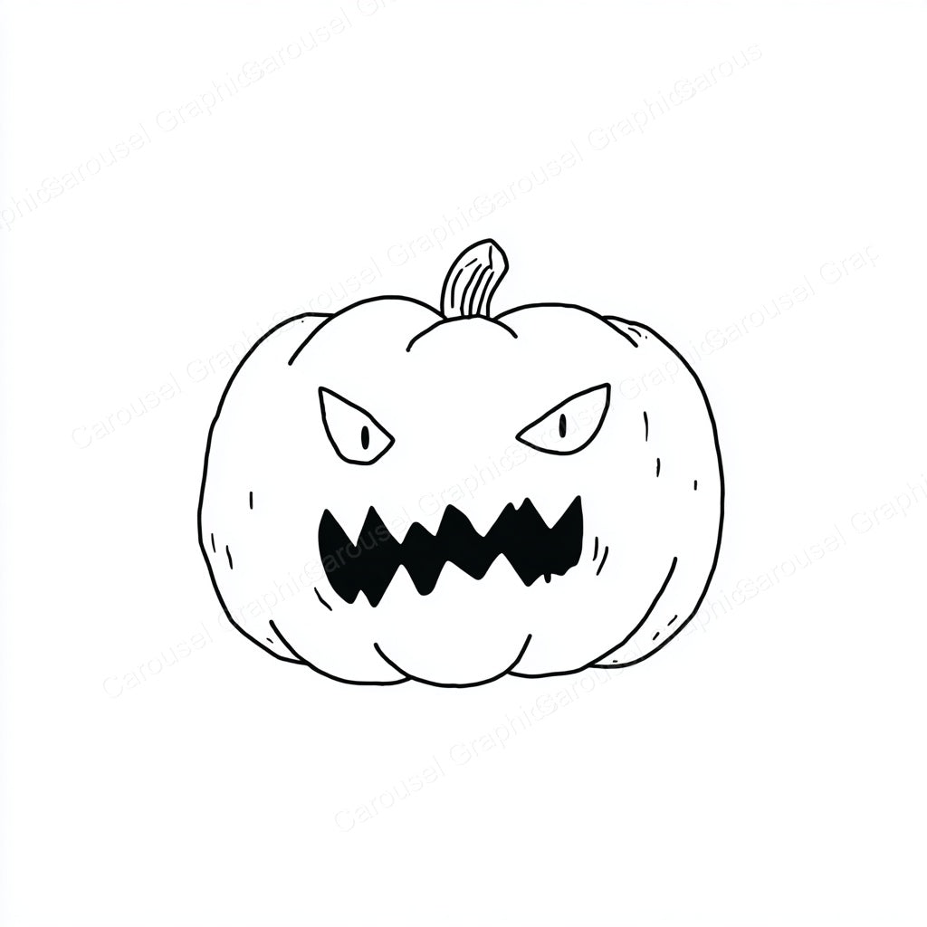 Jack-O-Lantern Vector Graphic preview