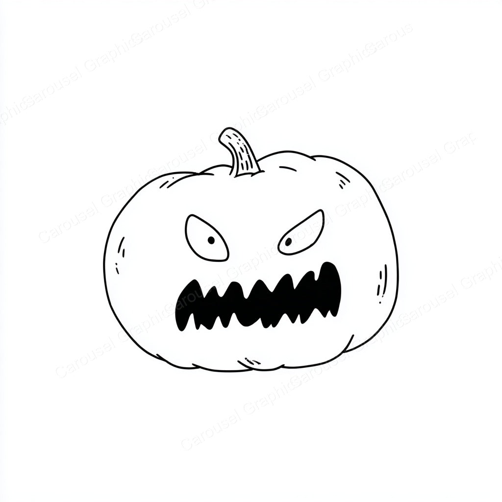 Jack-O-Lantern Vector Graphic preview