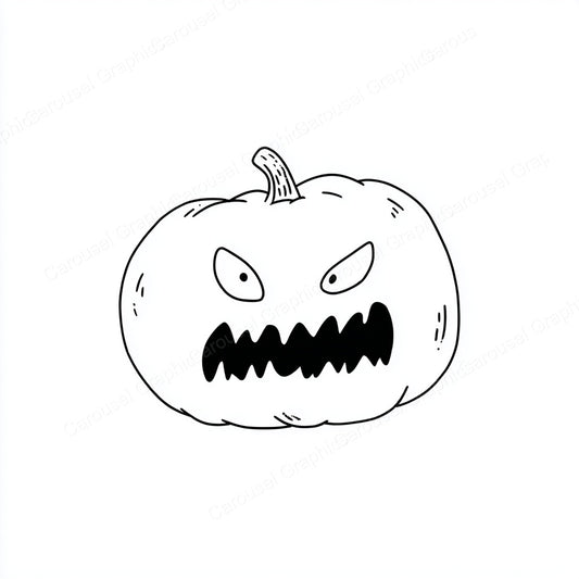 Jack-O-Lantern Vector Graphic preview