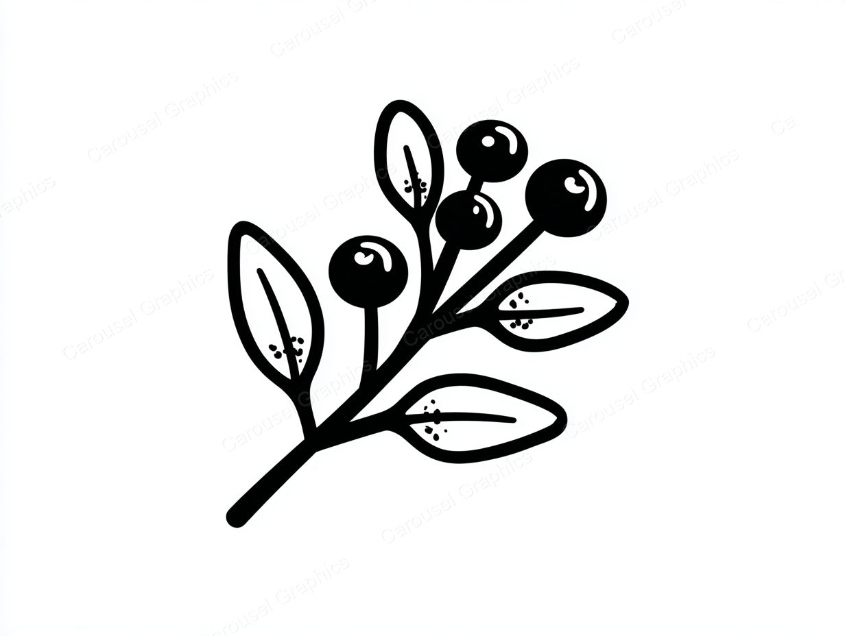 Mistletoe Vector Graphic preview