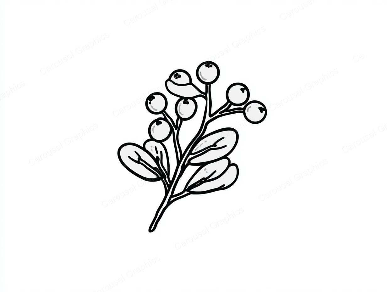Mistletoe Vector Graphic preview