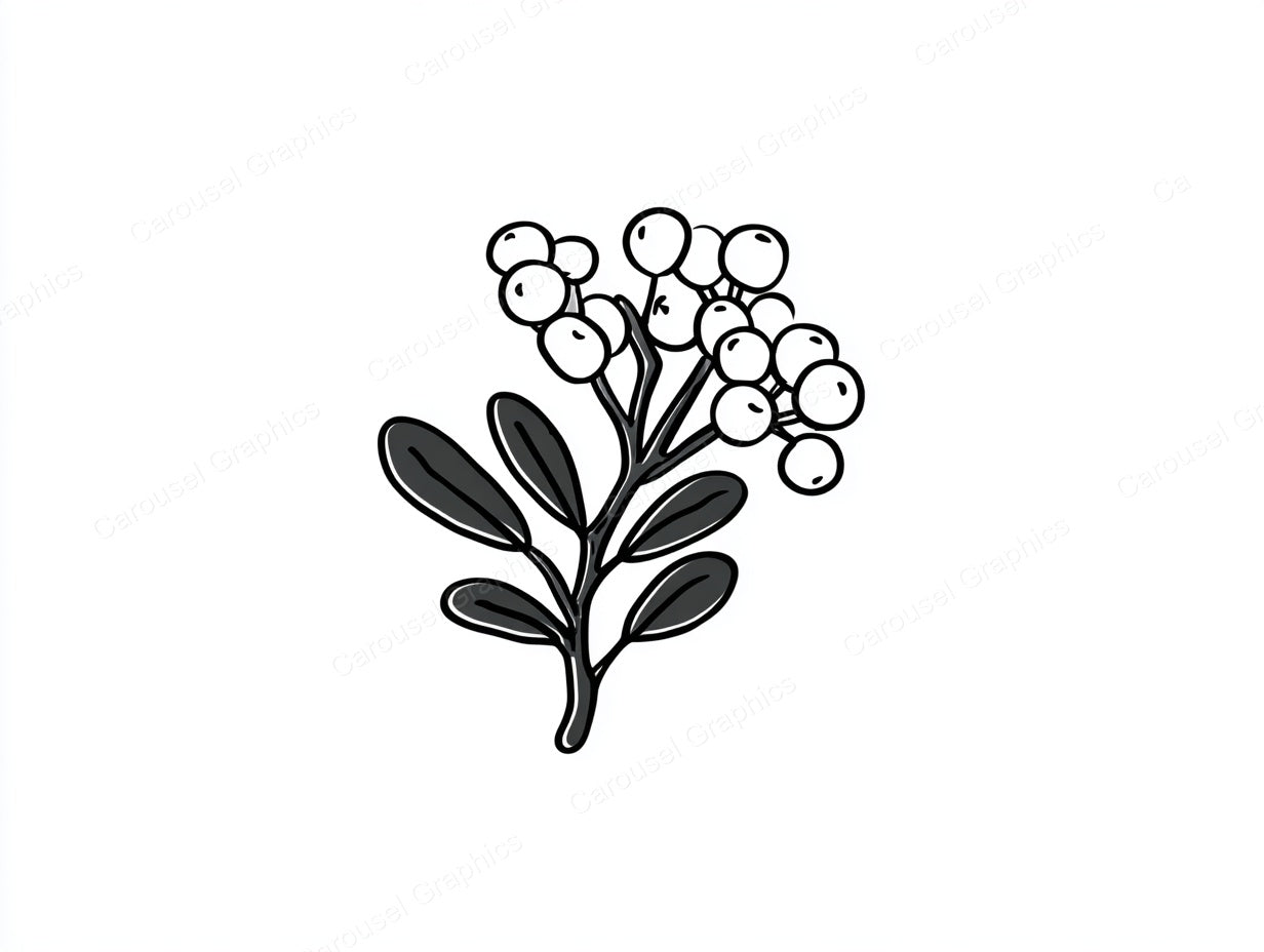 Mistletoe Vector Graphic preview