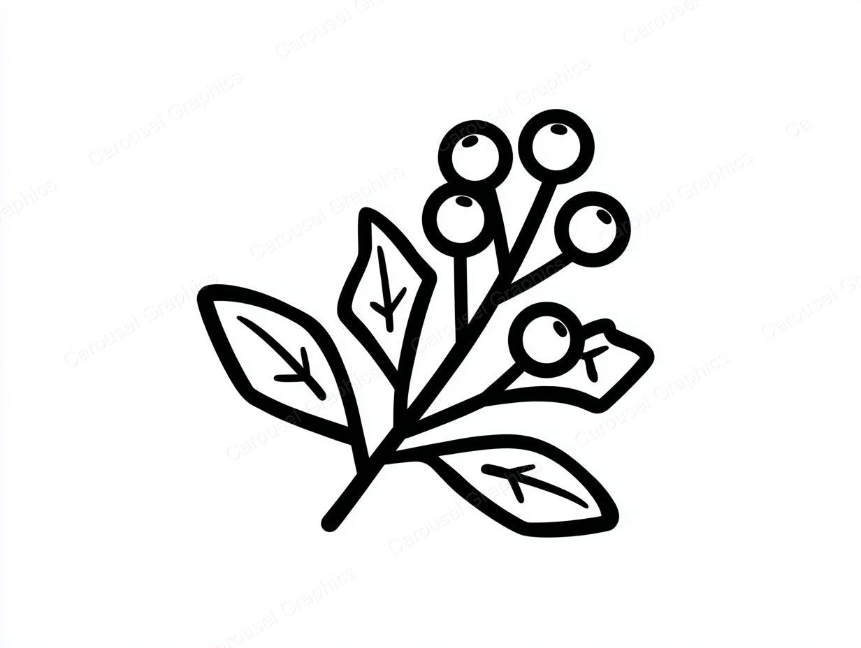 Mistletoe Vector Graphic preview