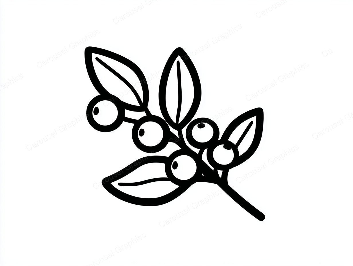 Mistletoe Vector Graphic preview