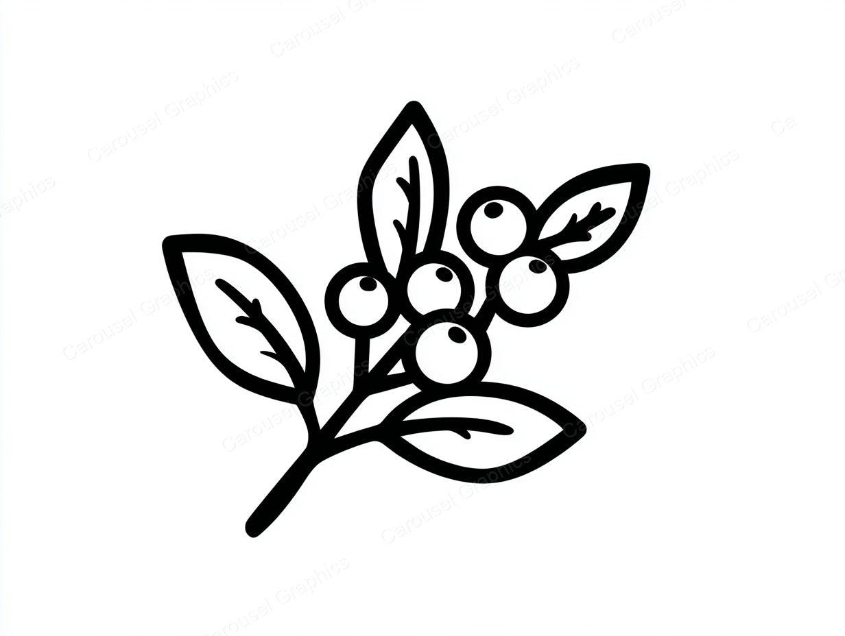 Mistletoe Vector Graphic preview