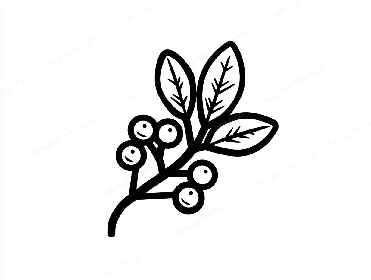 Mistletoe Vector Graphic preview