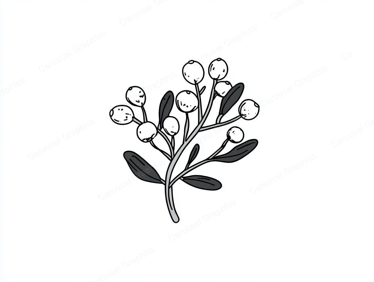 Mistletoe Vector Graphic preview