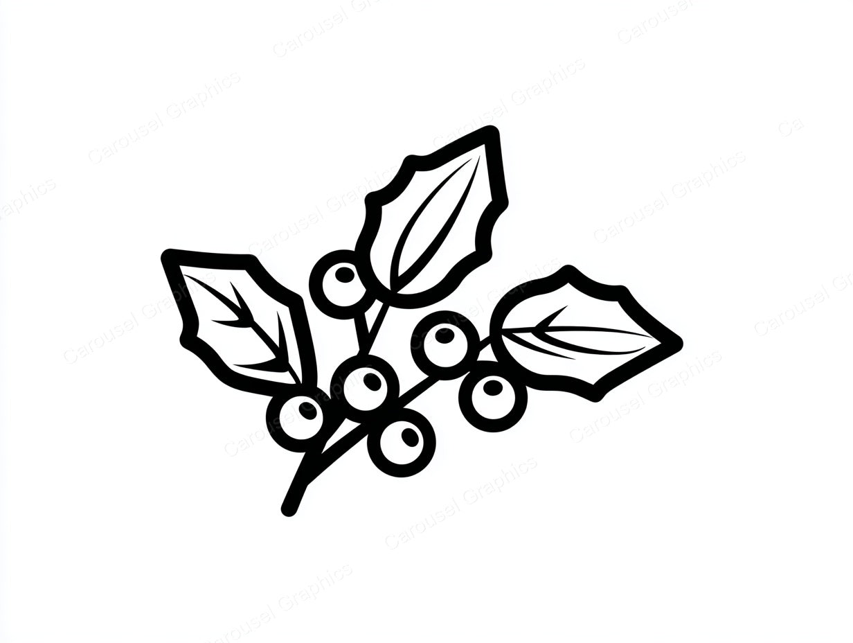 Mistletoe Vector Graphic preview