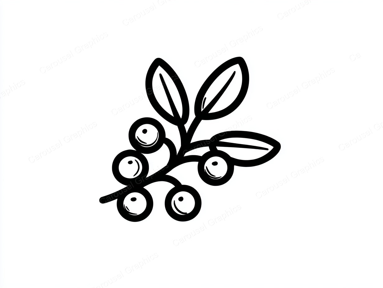 Mistletoe Vector Graphic preview