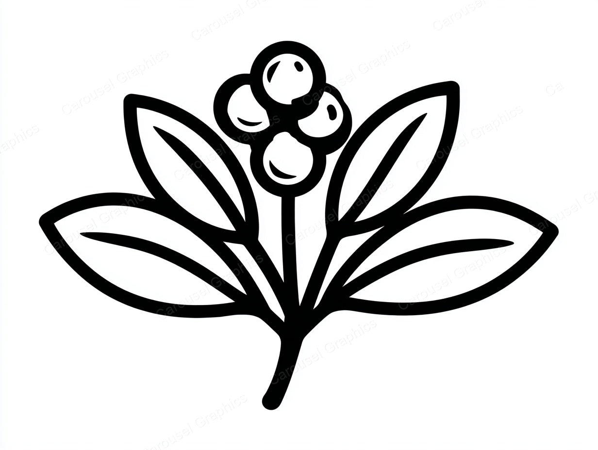 Mistletoe Vector Graphic preview
