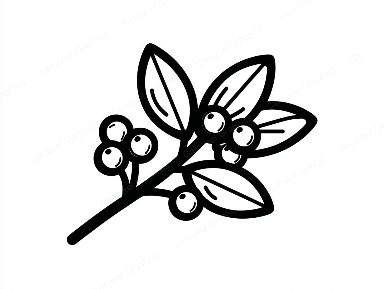 Mistletoe Vector Graphic preview