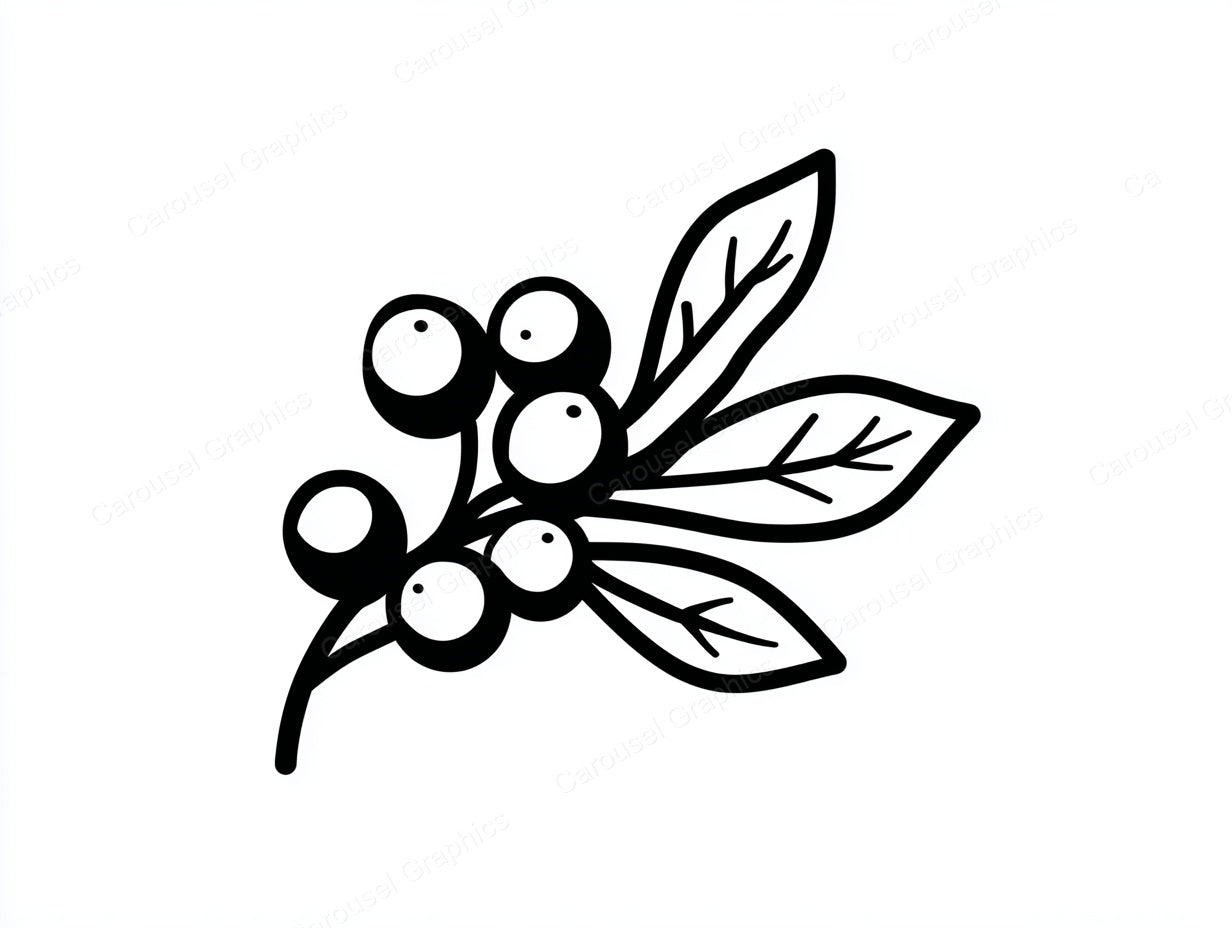 Mistletoe Vector Graphic preview