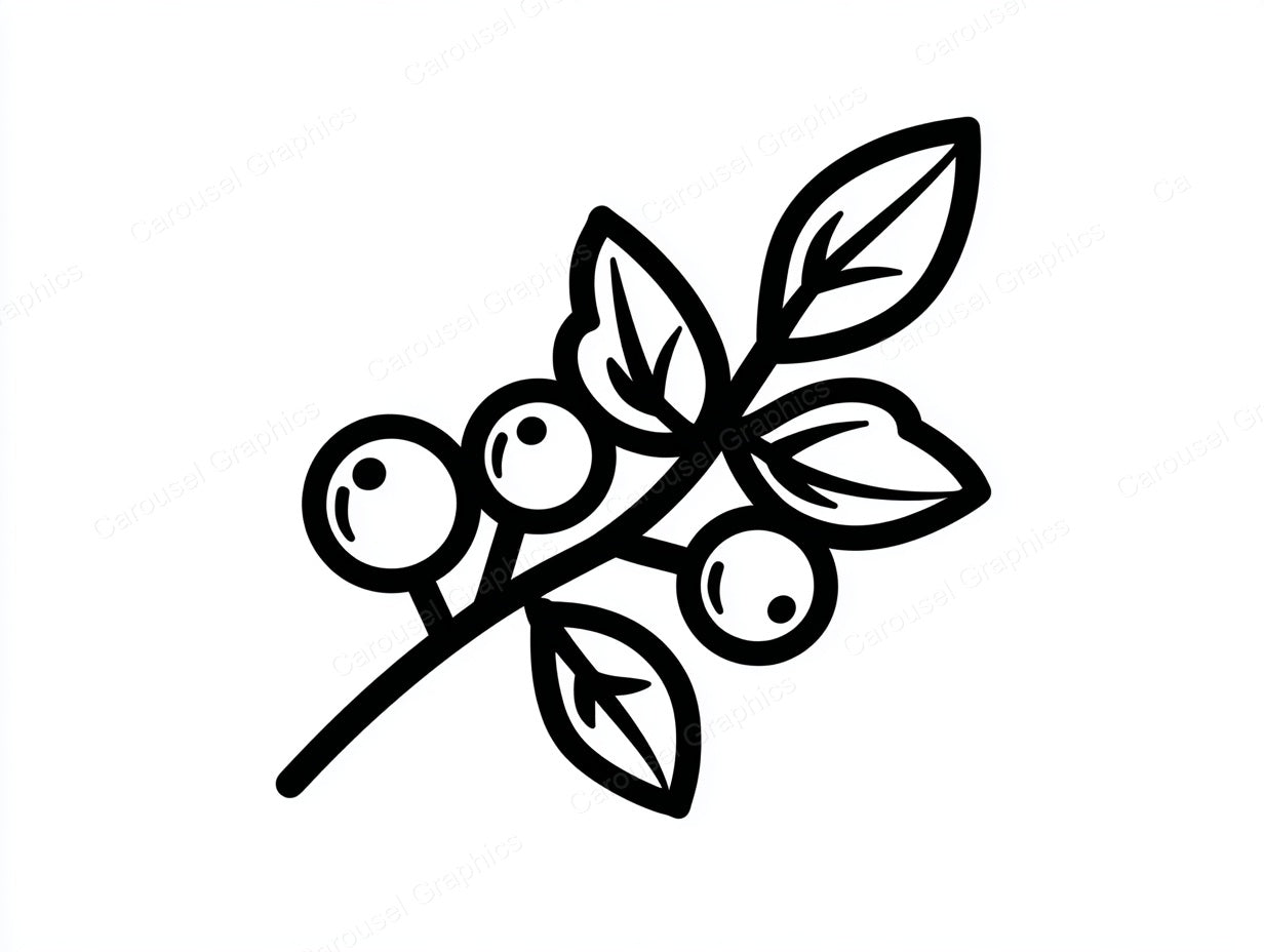 Mistletoe Vector Graphic preview