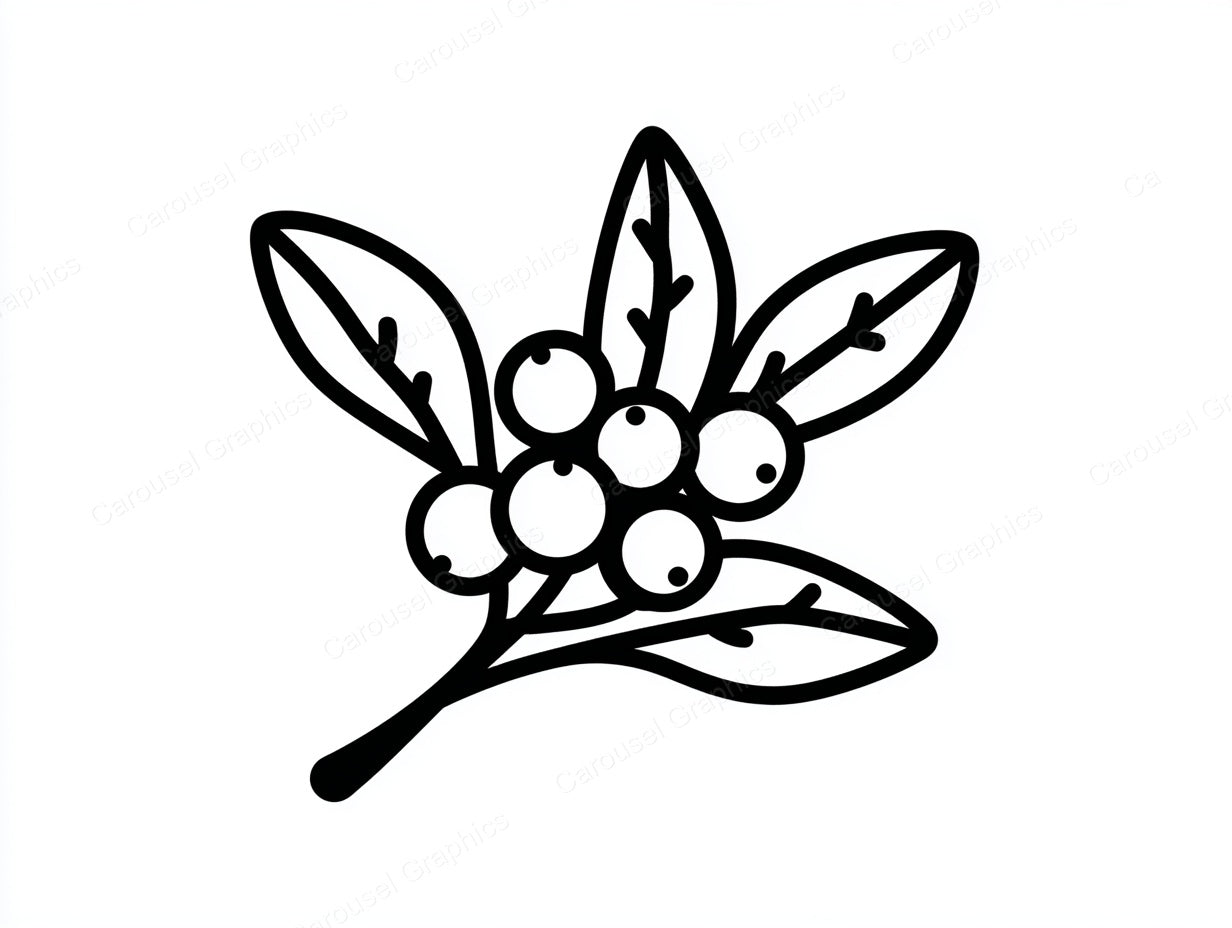 Mistletoe Vector Graphic preview