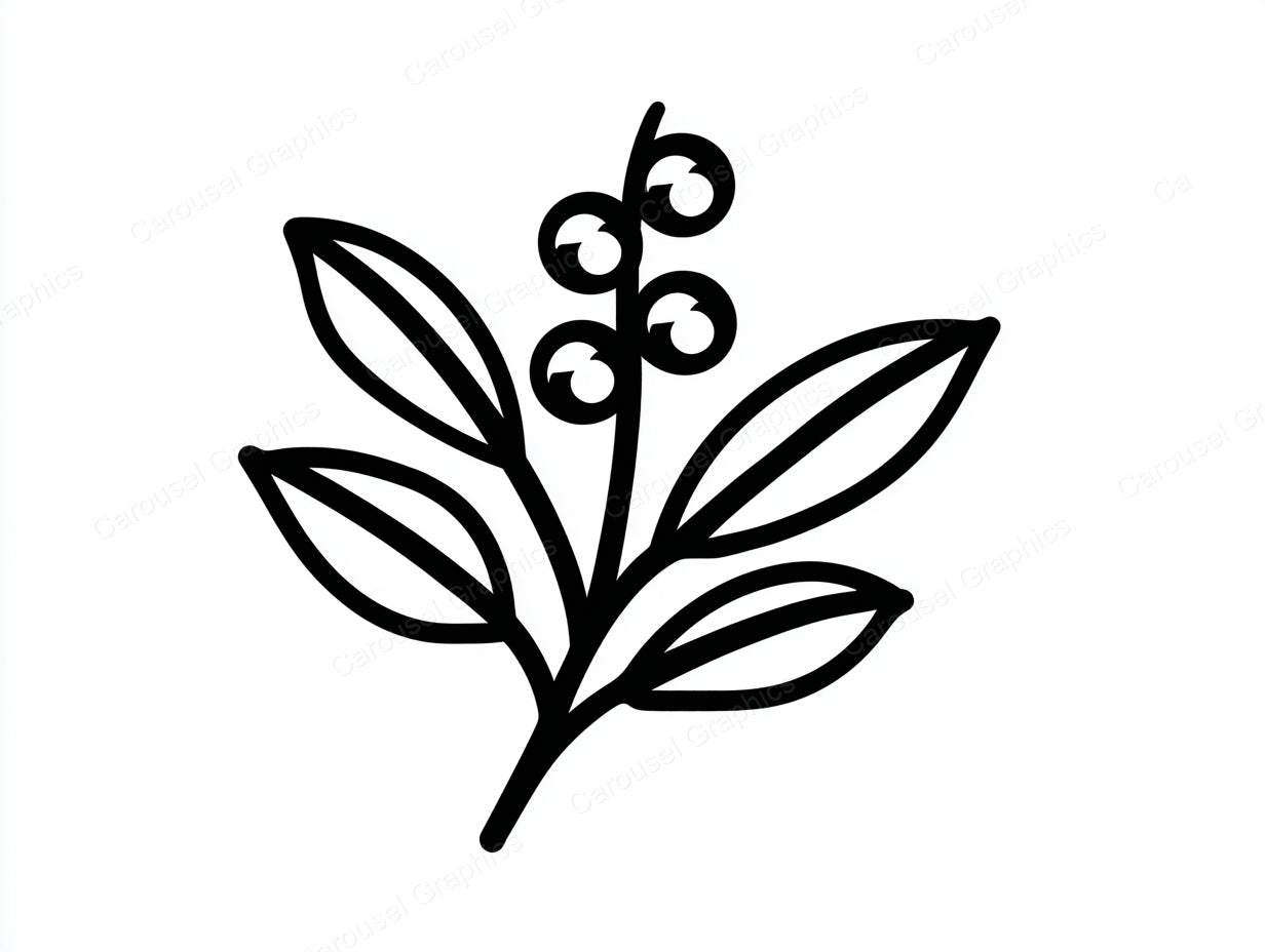 Mistletoe Vector Graphic preview
