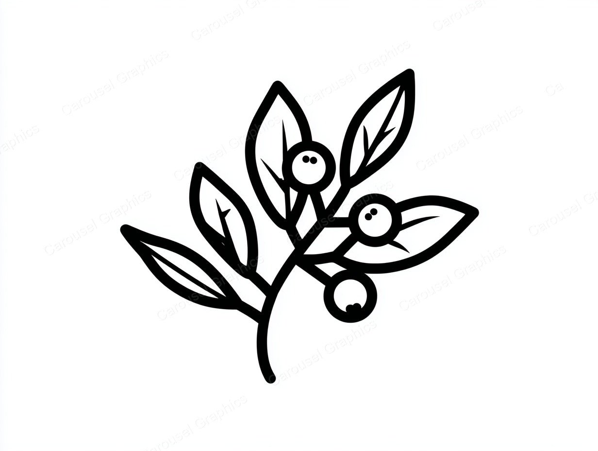 Mistletoe Vector Graphic preview