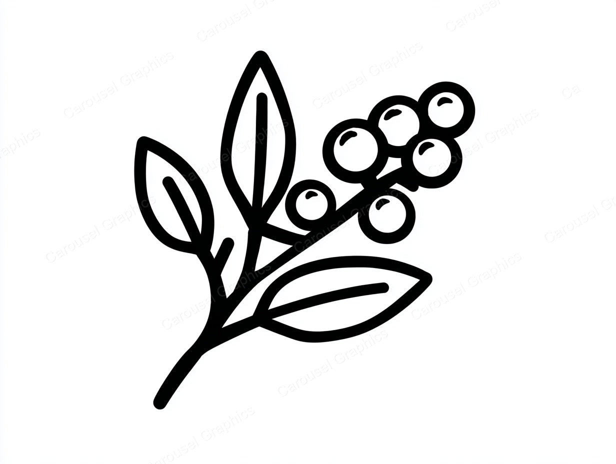 Mistletoe Vector Graphic preview