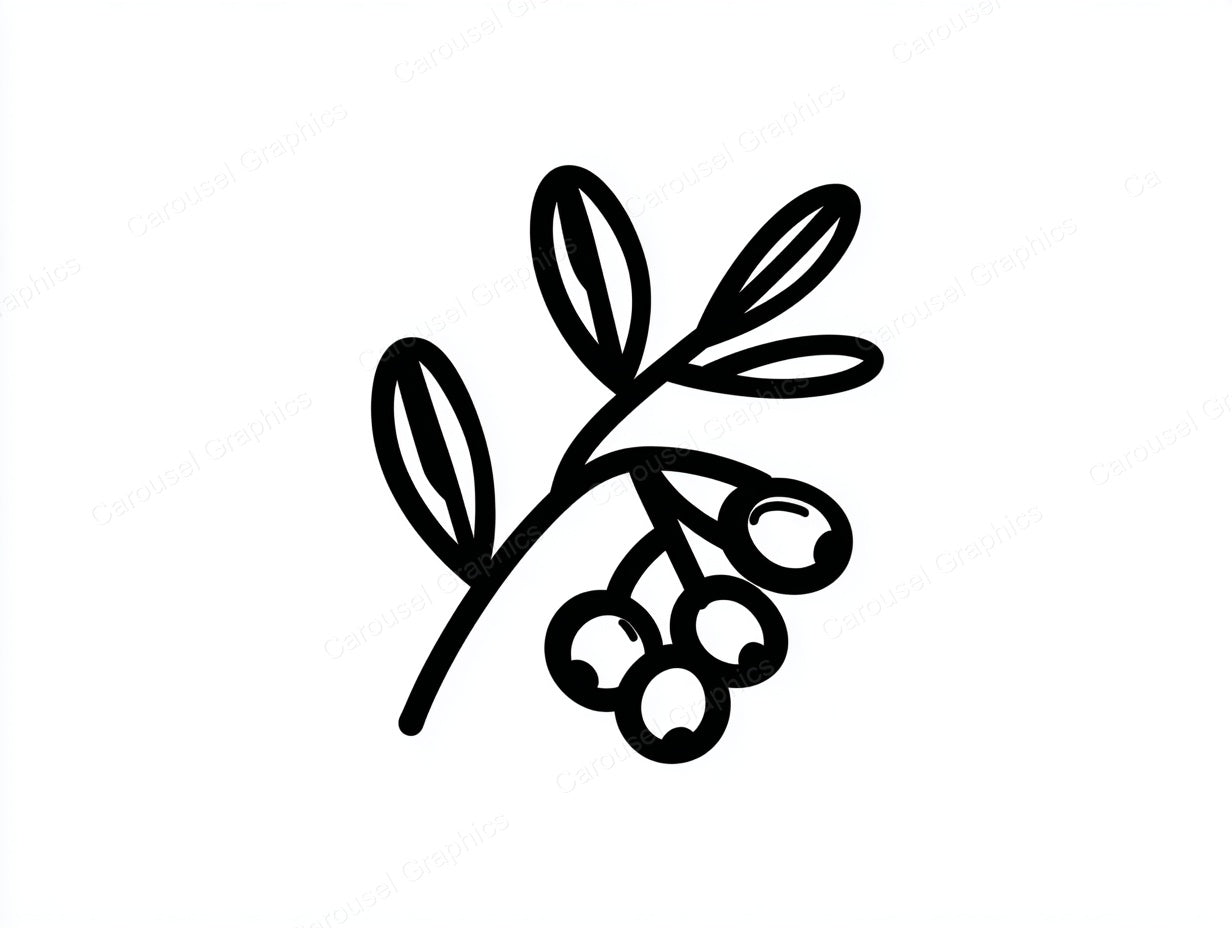 Mistletoe Vector Graphic preview