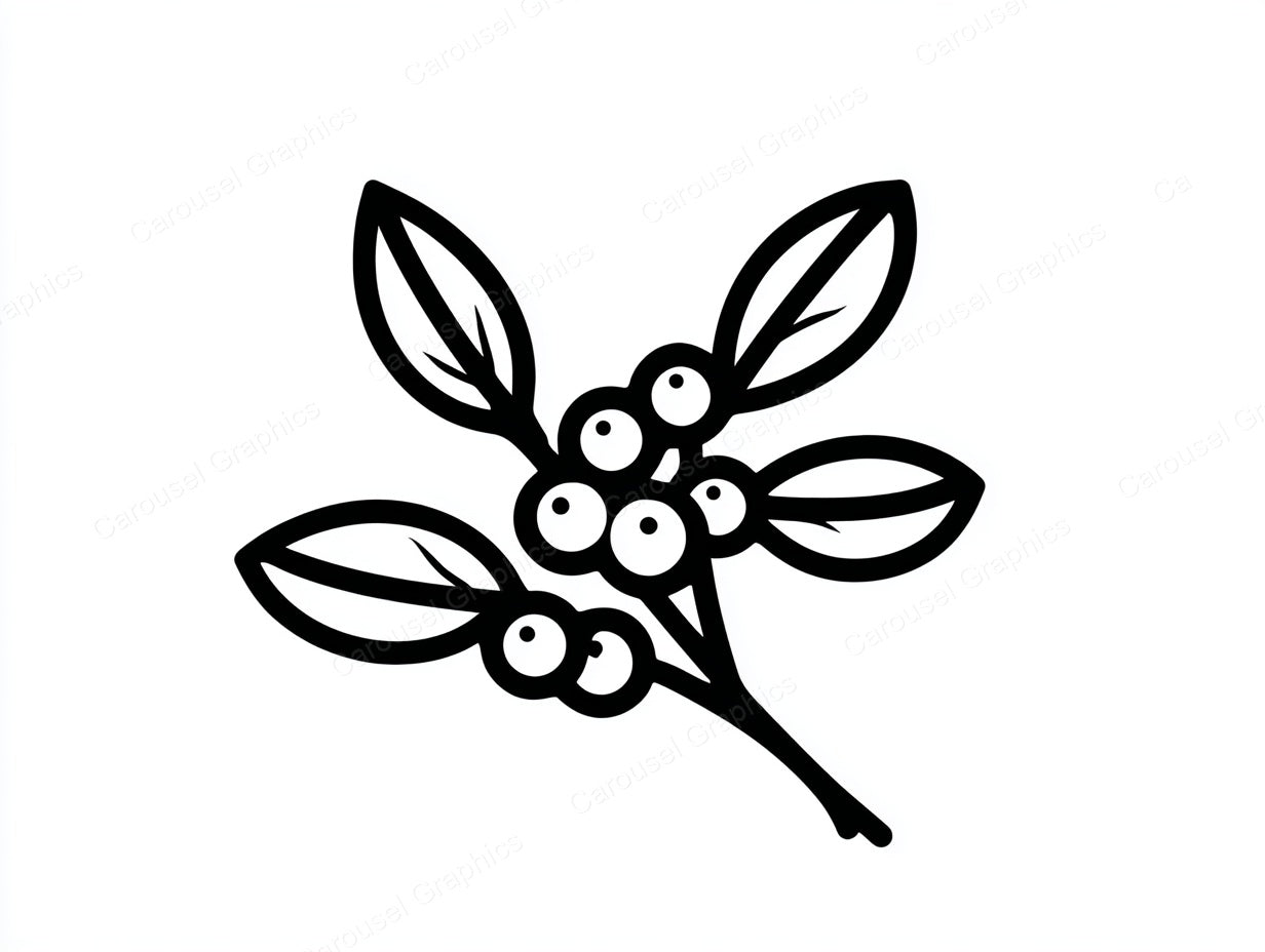 Mistletoe Vector Graphic preview