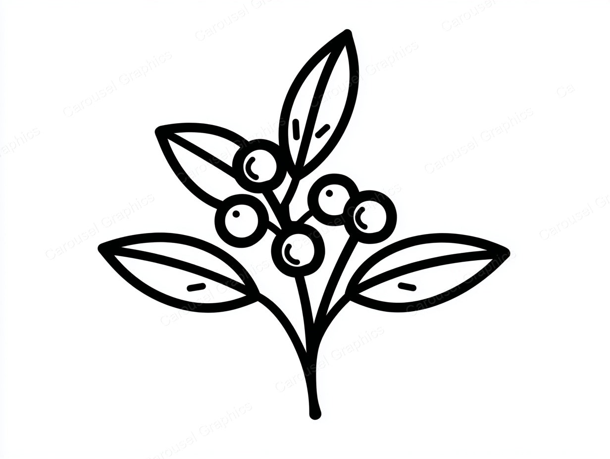 Mistletoe Vector Graphic preview