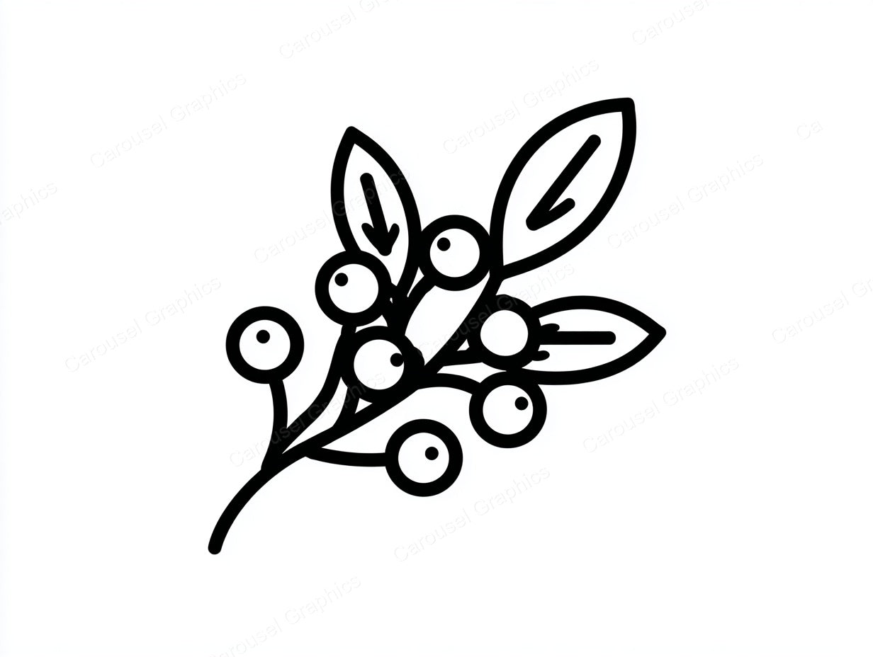 Mistletoe Vector Graphic preview