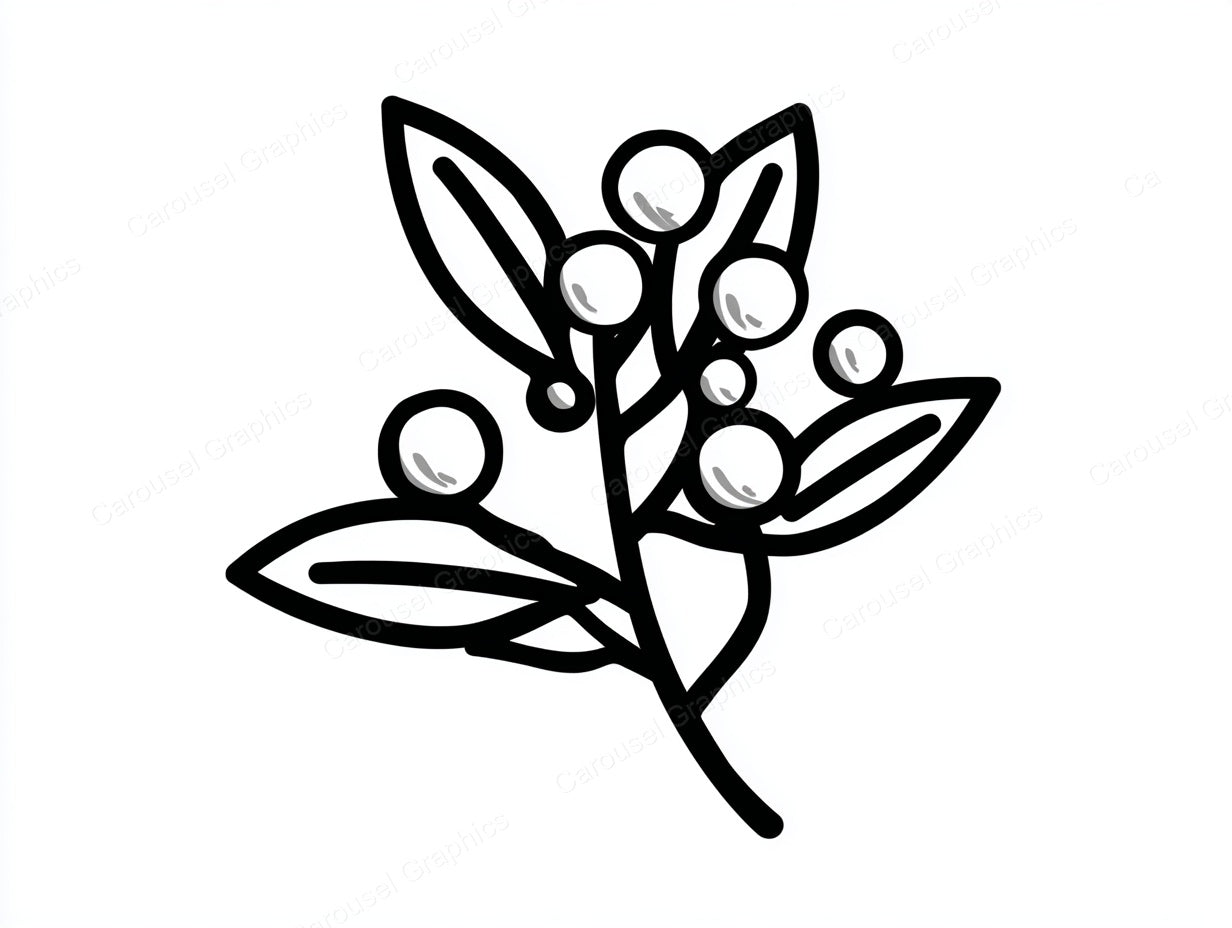 Mistletoe Vector Graphic preview