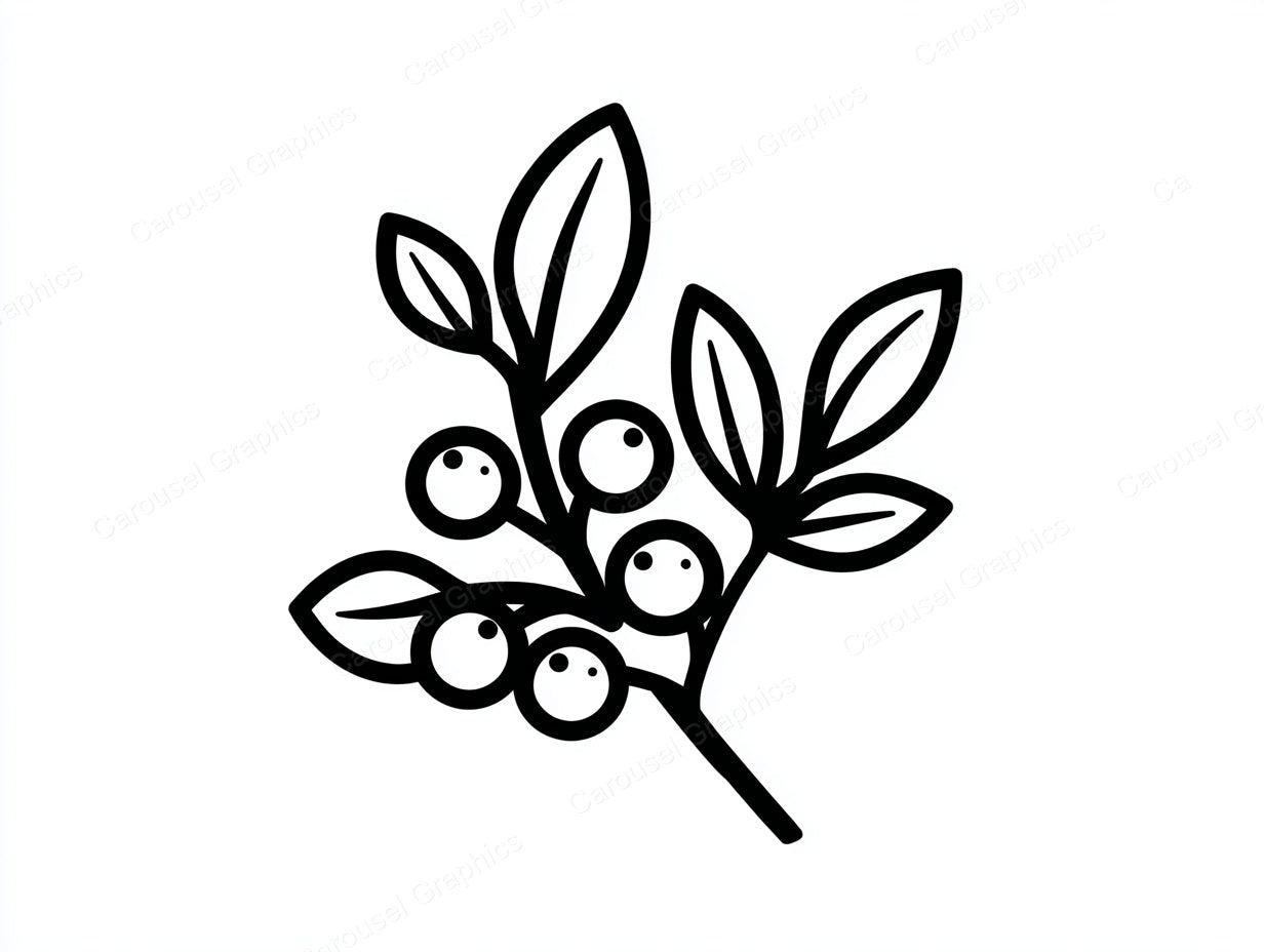 Mistletoe Vector Graphic preview
