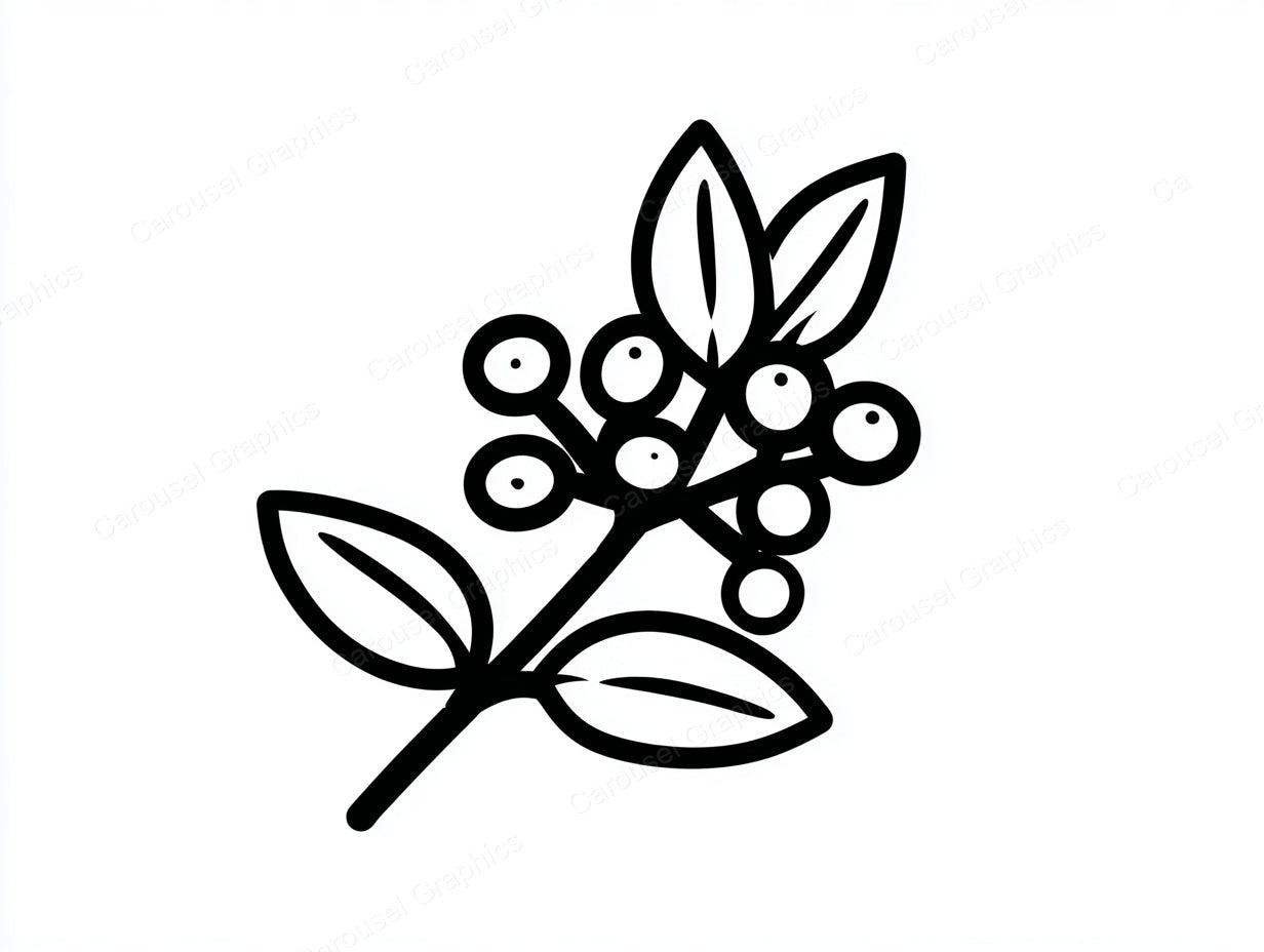 Mistletoe Vector Graphic preview