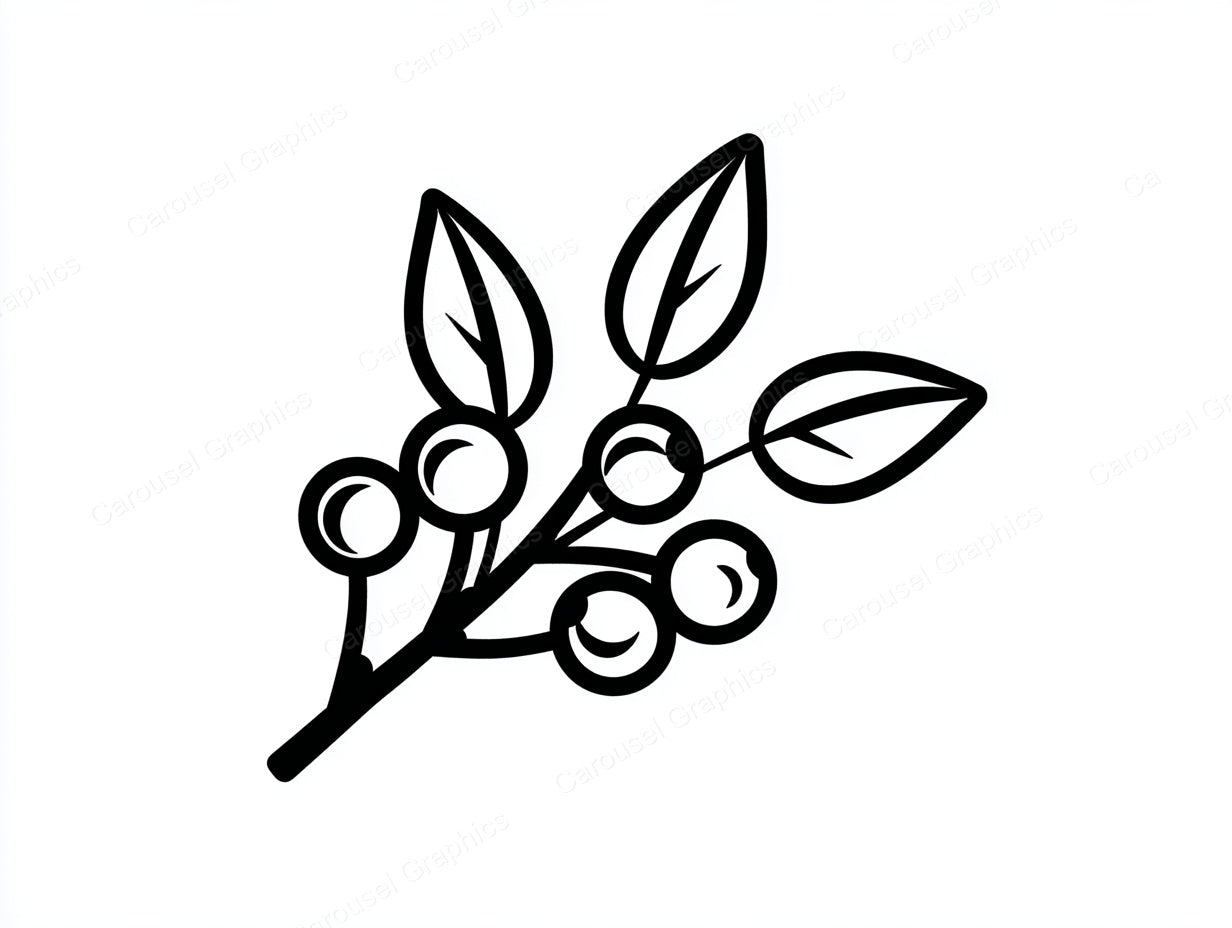 Mistletoe Vector Graphic preview