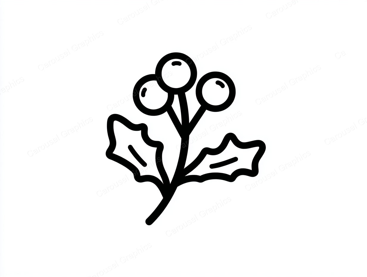 Mistletoe Vector Graphic preview