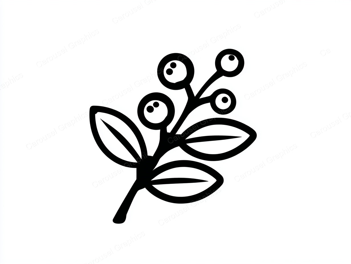 Mistletoe Vector Graphic preview